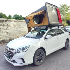 Customized Aluminum Hard Shell Oxford Fabric Four Season Rooftop Tent with Quick Automatic Opening Ultra Slim Design