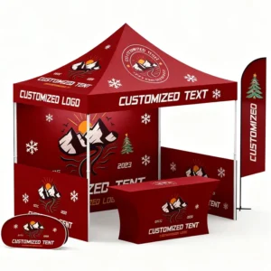 Customized Christmas Event Tent 3x3m Heavy Duty 50mm Hex Aluminium Frame Professional Canopy Marquee Pop up Tent