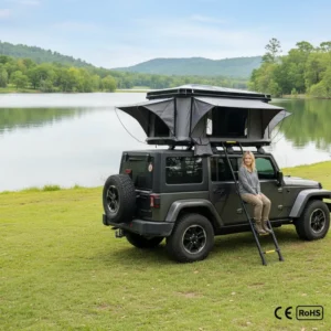 Customized Durable Oxford Four-Season Waterproof Quick-Open Pickup Canopy Tent UV Resistant ABS and Aluminum