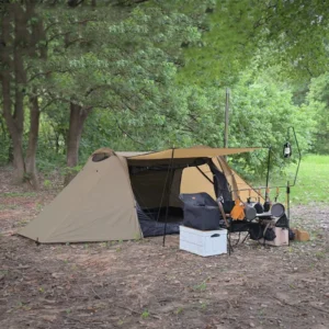 Customized Four-season Double Layer 2-3 Person Camping Tent Waterproof Polyester Oxford Lightweight Backpacking Hiking Camping