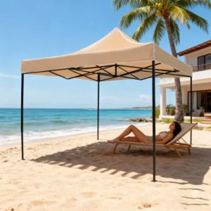 Customized Heavy-Duty Single-Layer Folding Wedding Tent, Pop-Up Design, Trade Shows, Camping, Four-Season Waterproof