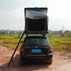 Customized Heavy-Duty Waterproof Hard-Shell Rooftop Tent for Off-Road SUVs with 1300 Ladder