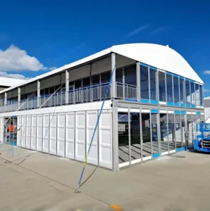 Customized Large Sports Competition Wedding Party Exhibition Party Activities Aluminum Alloy Double Layer Tent
