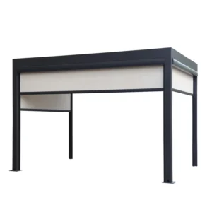 Customized Louvered Gazebo Remote-control Aluminum Outdoor Pergola Bioclimatic Shelter