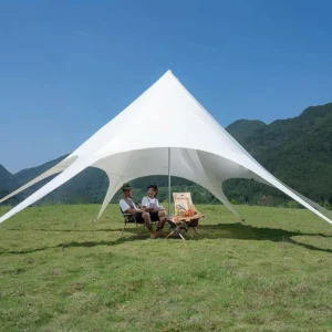 Customized Luxury Canopy Shelter Star Shaped Outdoor Tents for Camping Events With Single Double Three Peaks Spider Tent