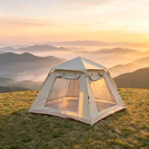 Customized Outdoor Camping Gear 2 3 Person Auto Pop up Tent Windproof Ultralight Waterproof for Road Trip