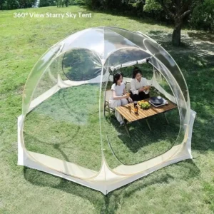 Customized Outdoor Inflatable Bubble House Transparent Stargazing Tent Waterproof Windproof Portable Glamping Dome