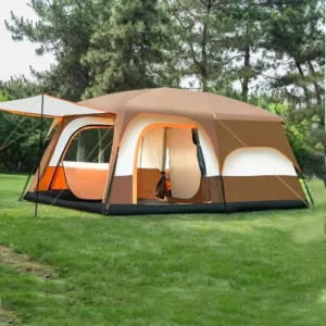 Customized Outdoor Luxury Wind Resistant Family Large Camping Tent Glamping Tents Waterproof for Sale