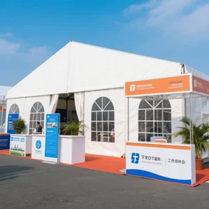 Customized Outdoor Marquee Trade Show Tents 6×6 8×8 Waterproof Commercial Exhibition Tents for Events