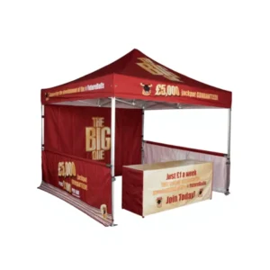 Customized Pop-Up Printed Retractable Outdoor Gazebo Canopy Tent for Indoor Advertising Activities