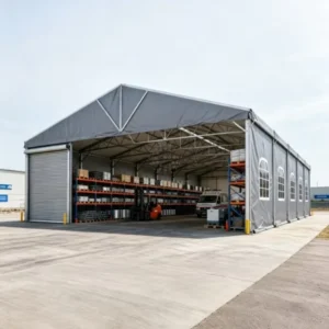 Customized Prefab Warehouse Tent With Aluminum Frame for Industrial Storage