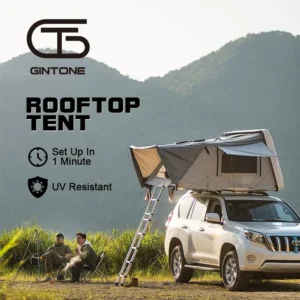 Customized Roof Top Tent Hard Shell Camping Tent Suitable for Most SUV Suitable for 2-4 People on the Roof Top Tent