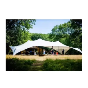 Customized Size Commercial Heavy Duty Oxford Waterproof UV Resistant Stretch Folding Aluminum Frame Four Season Party