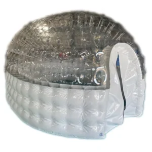 Customized Size Thicker PVC Transparent Double Layer Waterproof Airtight Inflatable Four-Season Hot Tub Spa Bubble Tent Quick