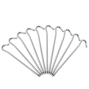 Customized Tent Stakes Lightweight Aluminum Camping Garden Tent Pegs