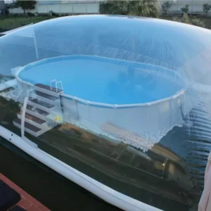Customized Transparent Inflatable Swimming Pool Cover Tent Bubble Dome