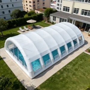 Customized Transparent PVC Swimming Pool Dome Cover Inflatable Swimming Pool Cover Tent Waterproof Airdome for Inground Pool