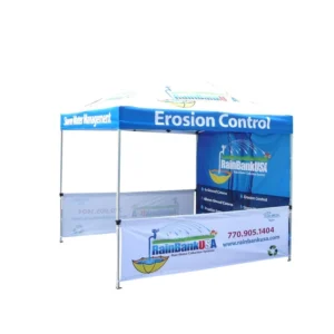 Customized Waterproof Foldable Pop-Up Canopy with Printed Patterns