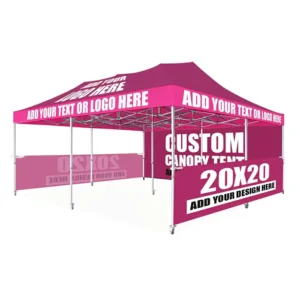 Customized Waterproof Outdoor Folding Carpa Awning Tent Frame Heavy Duty 3X6 Street Food 10X10 Pole Canopy Trade Shows
