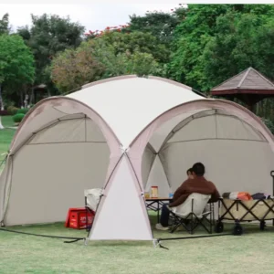 Cylindrical One Bedroom Tent Canopy Dual-Purpose Camping Outdoor Equipment Four-Season Wind Rain Protection Large Groups Shade
