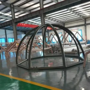 Dark Green 6-8 Person Dome Tent Waterproof Large Inflatable Outdoor Tent