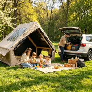 Darkroom Technology Inflatable Camping Tent Heat-Insulated Black Glue Coating Air Pillar Tent for 1-4 People