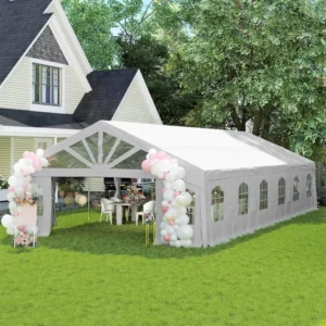 Decor Friendly Easy to Hang Triple Layer Four Season Lights Flowers Sturdy Frame Party Tent for Graduation Parties
