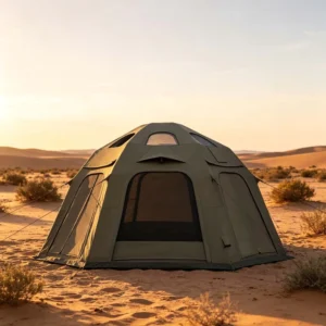 Detachable Air Conditioner Vent Anti Tear Cotton Wind Resistant Column Long Term Fixed Scenic Glamping Spherical Inflatable Tent