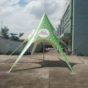 Dia 8m Waterproof Aluminum Frame Star Tent for Outdoors Advertising Promotion Display Event