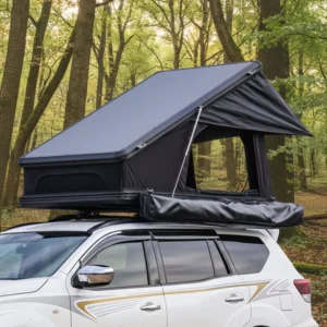 Diagonal Bracing Roof Rack Tent Box Outdoor Rooftop Camping Tent Hard Shell Four-Season Waterproof Oxford Fabric Car Roof Tent