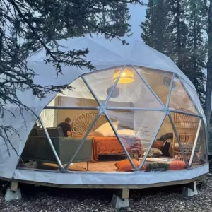 Diameter 6M Geodesic Dome Home Luxury Glamping Tent