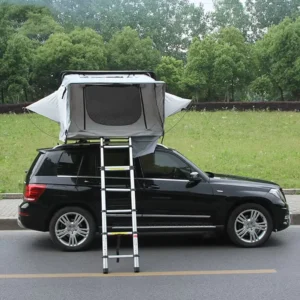 Direct Sales Side-Opening ABS Rooftop Tent Double-Layer Waterproof 2000-3000mm Three-Season One-Bedroom Car Tent