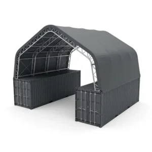 Disaster Approved Container Relief FEMa Shelter Storage Fabric 40HQ Shipment Load Cold -20C Freezer Room 10 Galvanized Steel