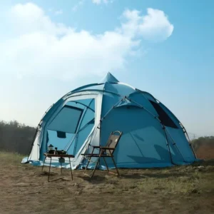 Dome House Portable Large Space Dome Tent for Outdoor Camping Thickened Rainproof and Moisture-Proof for Field Camping