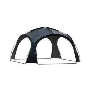 Dome-Style Outdoor Camping Tent Waterproof Black Oxford Cloth Double-Layer Canopy Oversized Spherical Design Four Seasons Use