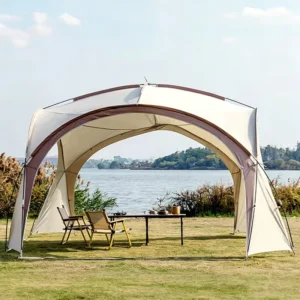 Dome Tent Outdoor Large Shade Canopy Camping Rainproof Sunproof Mosquito-Proof Portable Folding Shelter