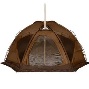 Double-Layer 4-Season Freestanding Waterproof Dome Tent with >3000mm Bottom Waterproofing for 2-4 Person Camping Backpacking