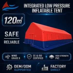 Double Layer Four Season Inflatable Tent 120 Waterproof Quick Setup for Events Outdoor Use Durable PVC Fabric 40-50 Person