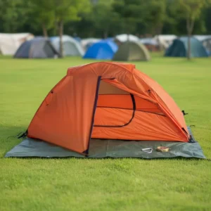 Double Layer One Bedroom Backpacking Mountaineering Tent 1-2 Person Lightweight Four-Season Waterproof