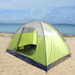 Double Layer Oxford Four Season Outdoor Camping Tent for 2 Persons Waterproof Windproof Design Diagonal Bracing Hiking
