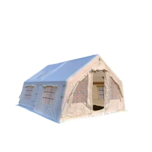 Double Layer Oxford Inflatable Tent Four-Season One Bedroom Waterproof UV-Resistant 8-Panel Quick Open Portable