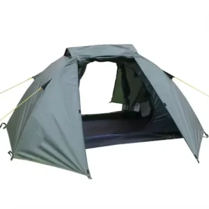 Double-Layer Two-Person Freestanding Camping Dome Tent with Aluminum Alloy Pole for Hiking