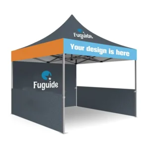 Double Square Folding Tent, Aluminum, Outdoor Shade, Trade Show Display