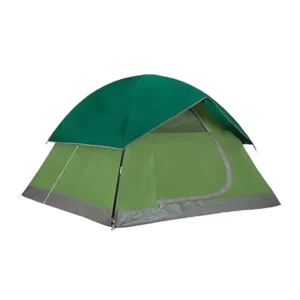 Double layer Outdoor Tent with Fiberglass Poles for 3.4 People Suitable for Beach Hiking Garden or Festival Use