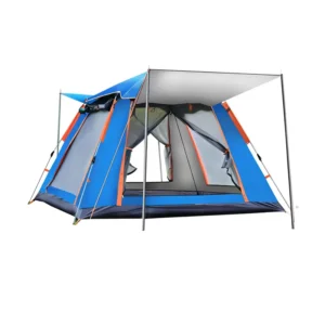 Double-layer Oxford Fabric Tent 4-Season Ultra-light Full-automatic Sunshade Rainproof for Glamping Camping Trips