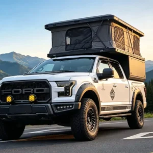 Double layer Pop up Truck Camper Hardtop Tent Suitable for Four wheel drive Off road Travel and Camping Vehicles