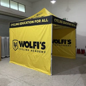 Dtent Factory Elegant Yellow Canopy New Design 3x3m Trade Show Tents