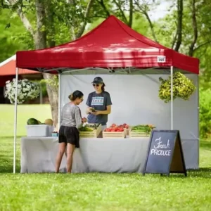 Durable 10x20ft Aluminum Canopy Tent Frame with Wheel Bag