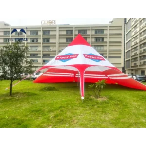 Durable Fireproof Star Tent with Aluminum Frame and Custom Logo for Outdoor Weddings and Advertising