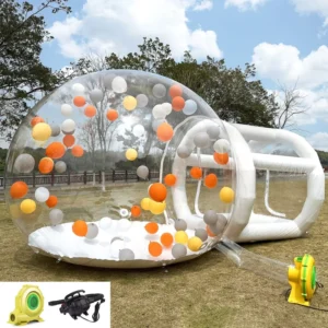Durable Inflatable Bubble Tent White Custom Size for Commercial Outdoor Events Weddings OEM ODM Supported